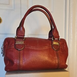 Tignanello Women's Rich Brown Leather Satchel